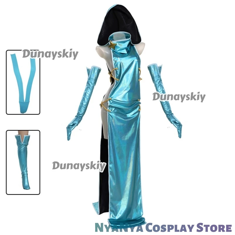 أزياء ماهو شوجو ني أكوغاريتي نيمو أنيمو كوسفريفري زي موحد ماجيا بايزر جشنغ فستان مثير للفتيات السحرية لعب الأدوار في الهالوين