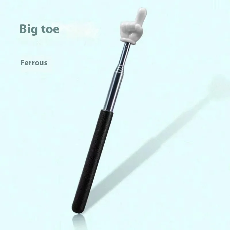 1PC Stainless Steel Pointer Finger Student Reading Sticks Whiteboard Teaching Pointer Sticks Handheld Presenter Teaching Tools