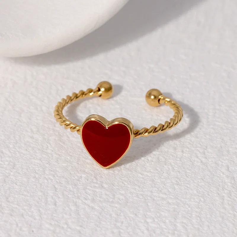 Adjustable Heart Ring
