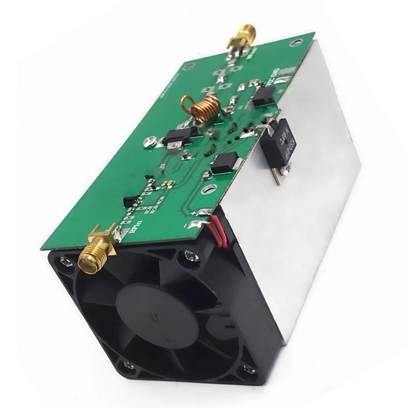 مضخم الترددات اللاسلكية AEF7-315 ميجا هرتز، مضخم طاقة UHF 25 وات، 280-350 ميجا هرتز، 12-18 فولت، نقل مكبر كهربائي