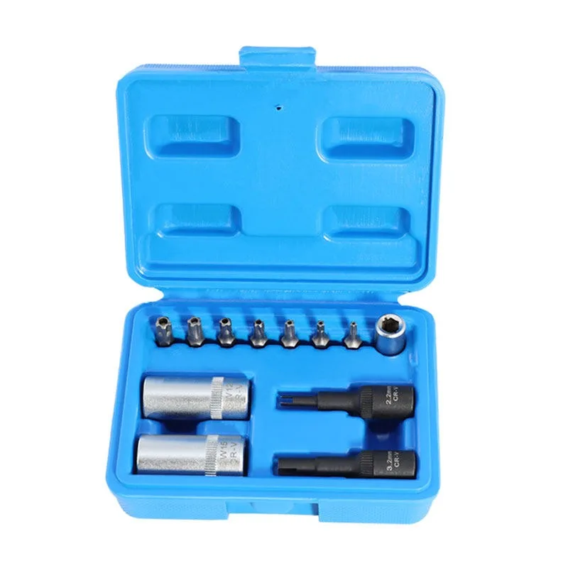 

12-компонентная группа инструментов для обслуживания автомобильных кондиционеров, инструменты для ремонта автомобилей и обслуживания автомобилей