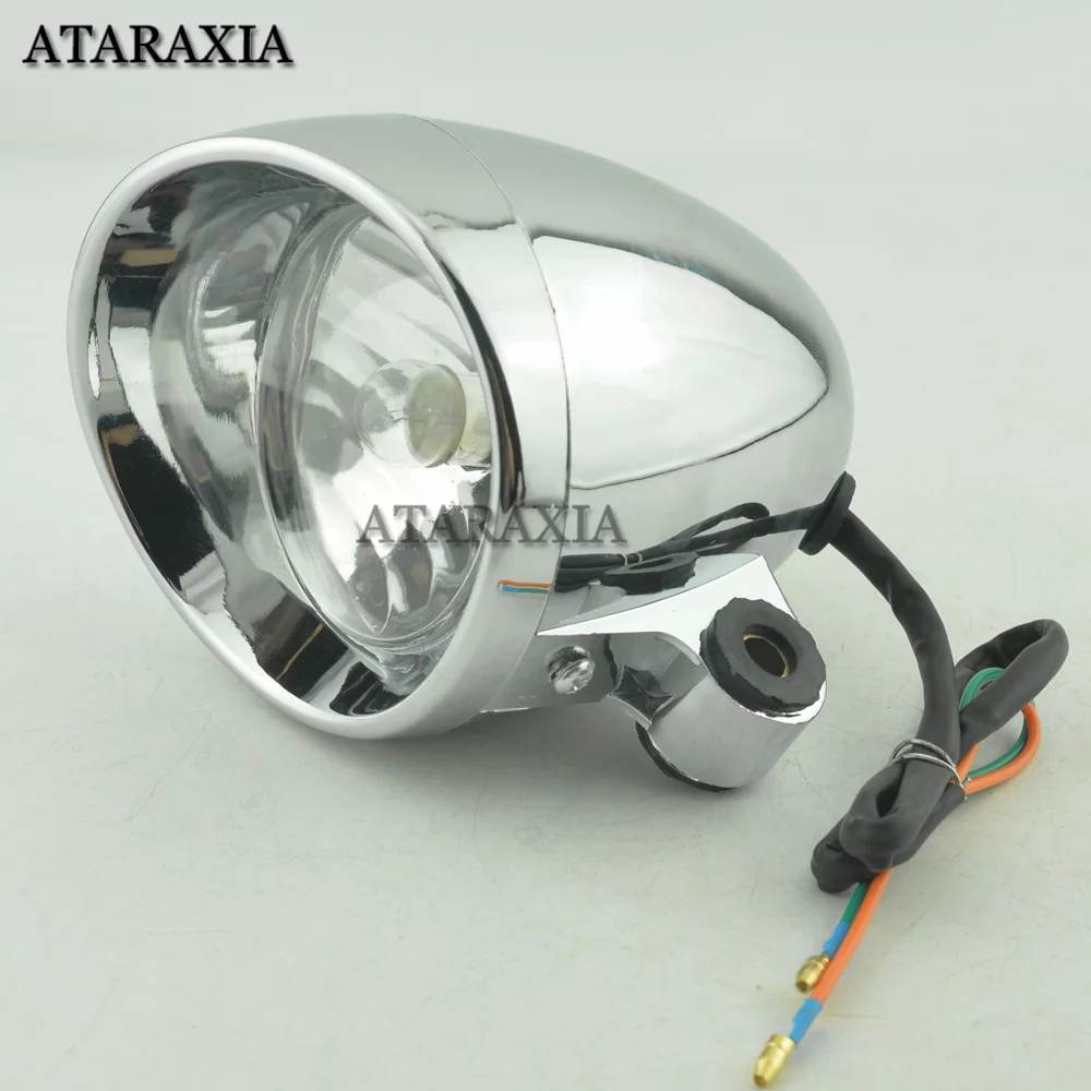 Motorcycle Front Headlight LED Bulbs Super Bright Driving Headlamp Dustproof Waterproof Motorbike Daytime Running Fog Light