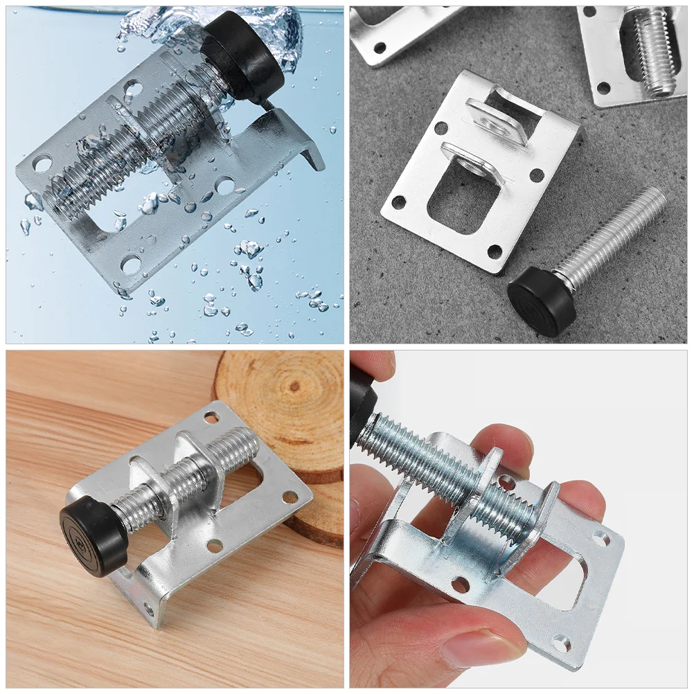 

2Sets Furniture Leveling Feet Adjustable Heavy Duty Table Leg Levelers Wardrobe Cabinet Load Levelers Screw on