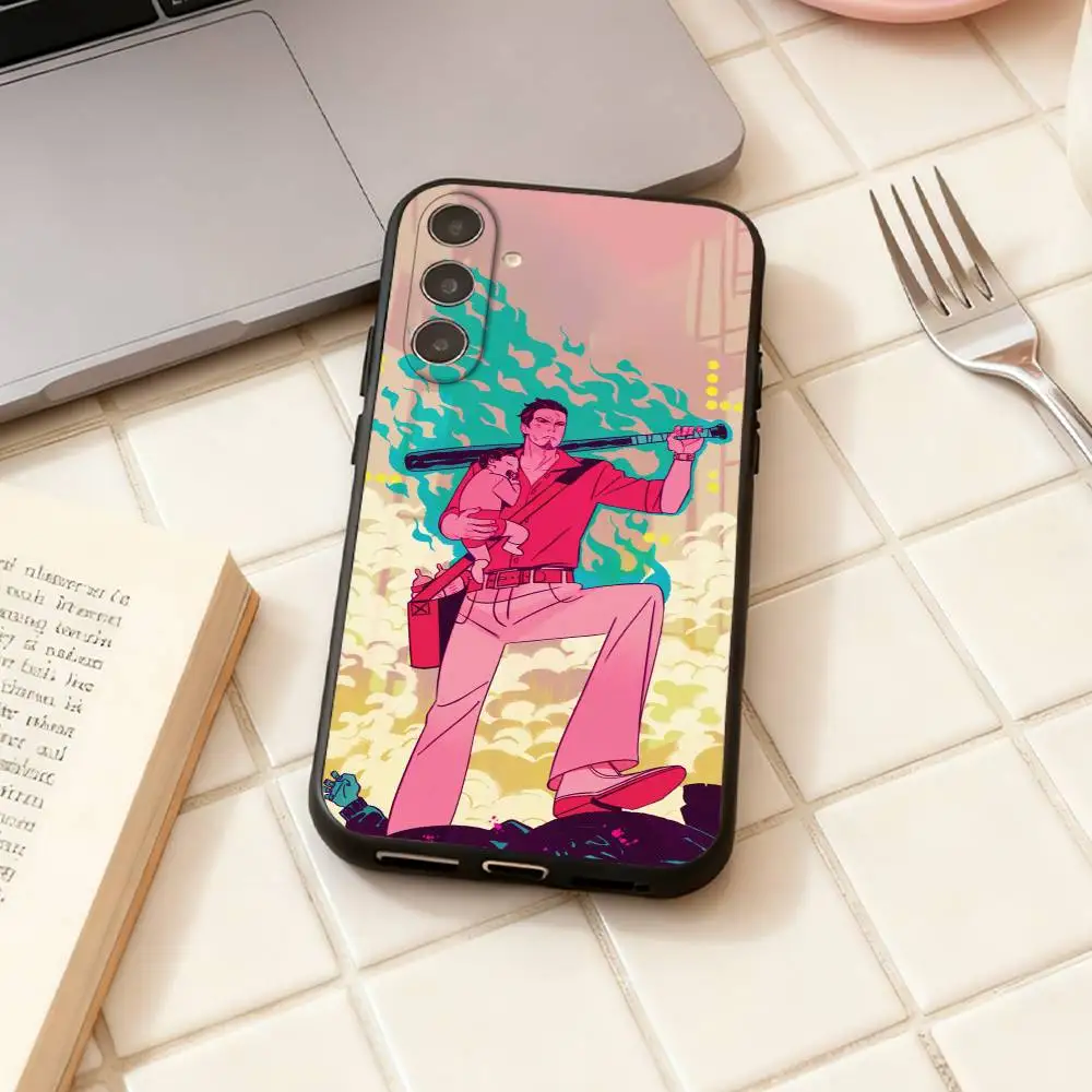Japanse Game Yakuza Kiryu Dragon telefoon Case Voor Samsung Galaxy A73,A72,A71,A70,A53,A52,A51,Anderen Zachte Zwarte Shell