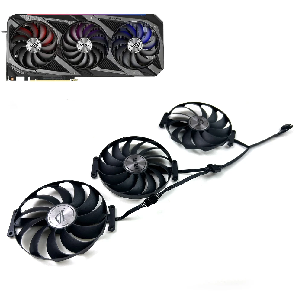 Mute Cooling Fan 95mm CF1010U12S For ASUS ROG STRIX RTX 3060 3070 3080 Ti 3090 GAMING RX 6700 6800 XT Video Card Fan