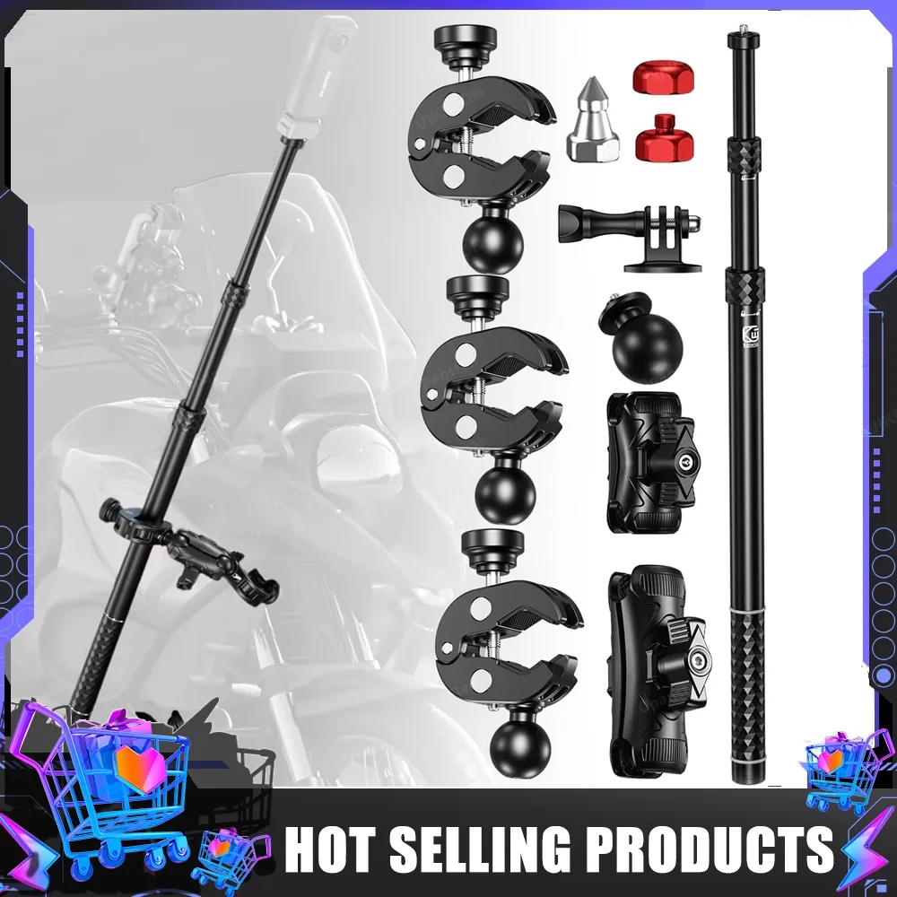 handlebar-holder-for-insta360-x4-x3-ace-pro-2-1-4-screw-metal-cycling-bike-mount-motorcycle-dji-osmo-action-5-4-pro-gopro-13-12