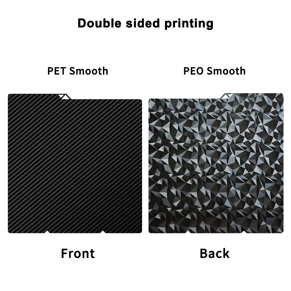 Für Anycubic Kobra S1 Plate Pei Sheet 264x276mm Strukturierte Kobra S1 Combo Build Plate Doppelseitiges Peo Pet Pey Kobra S1C Bett
