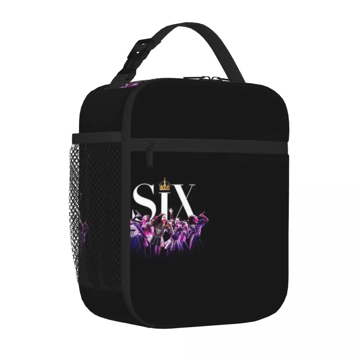 Bestselling SIX THE MUSICAL QUEENS Crossbody Travel Lunch Bag Grocery Carry Lunch Handbag
