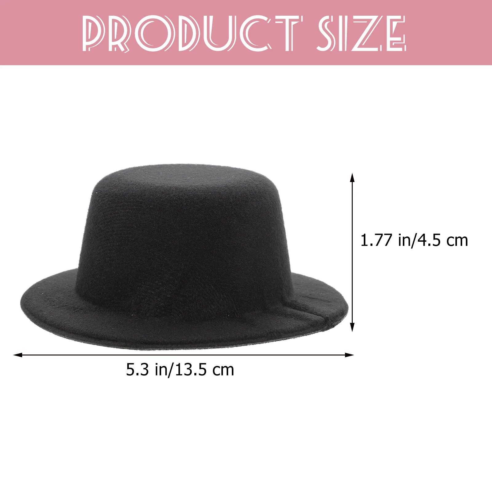 Hat Hats Mini for Dolls Tiny Magician Crafts Wear-resistant Party Decorative Miniature Top