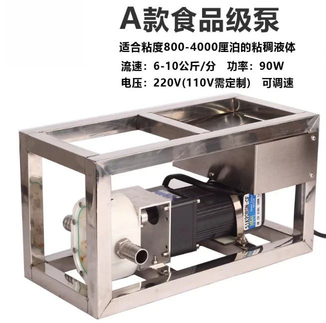 Small Food Grade Plastic Gear Pump for Filling Machine, Micro Conveying Pump for Honey & Sesame Paste