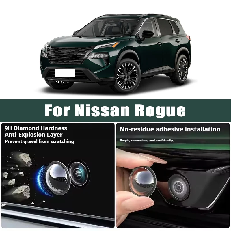 

Car Camera Lens Protector 2PCS Rear View Backup Camera Cover Camera Protection Anti Scratch Waterproof For Nissan Rogue
