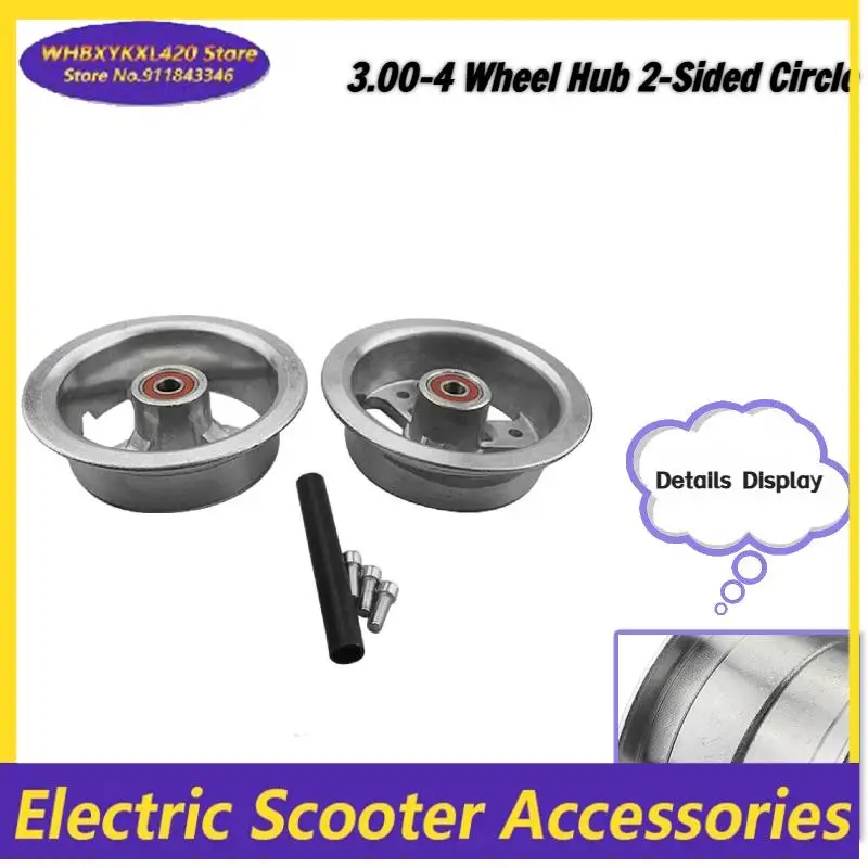4 inch aluminum alloy wheel hub rims use 3.00-4 3.50-4 4.10-4 4.10/3.50-4 90/90-4 tire for gas Electric scooter mini motorcycle