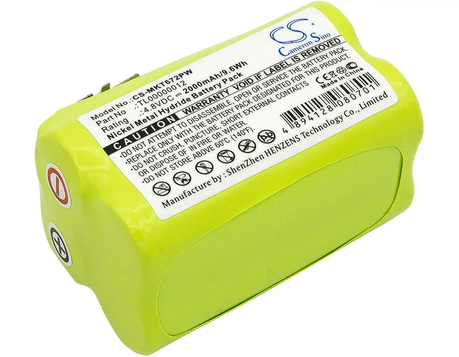 Batería de herramientas eléctricas Cameron Sino 4,8 V, 2000mAh, TL00000012 para Makita 6722DW, 6723DW, 6722D + herramienta