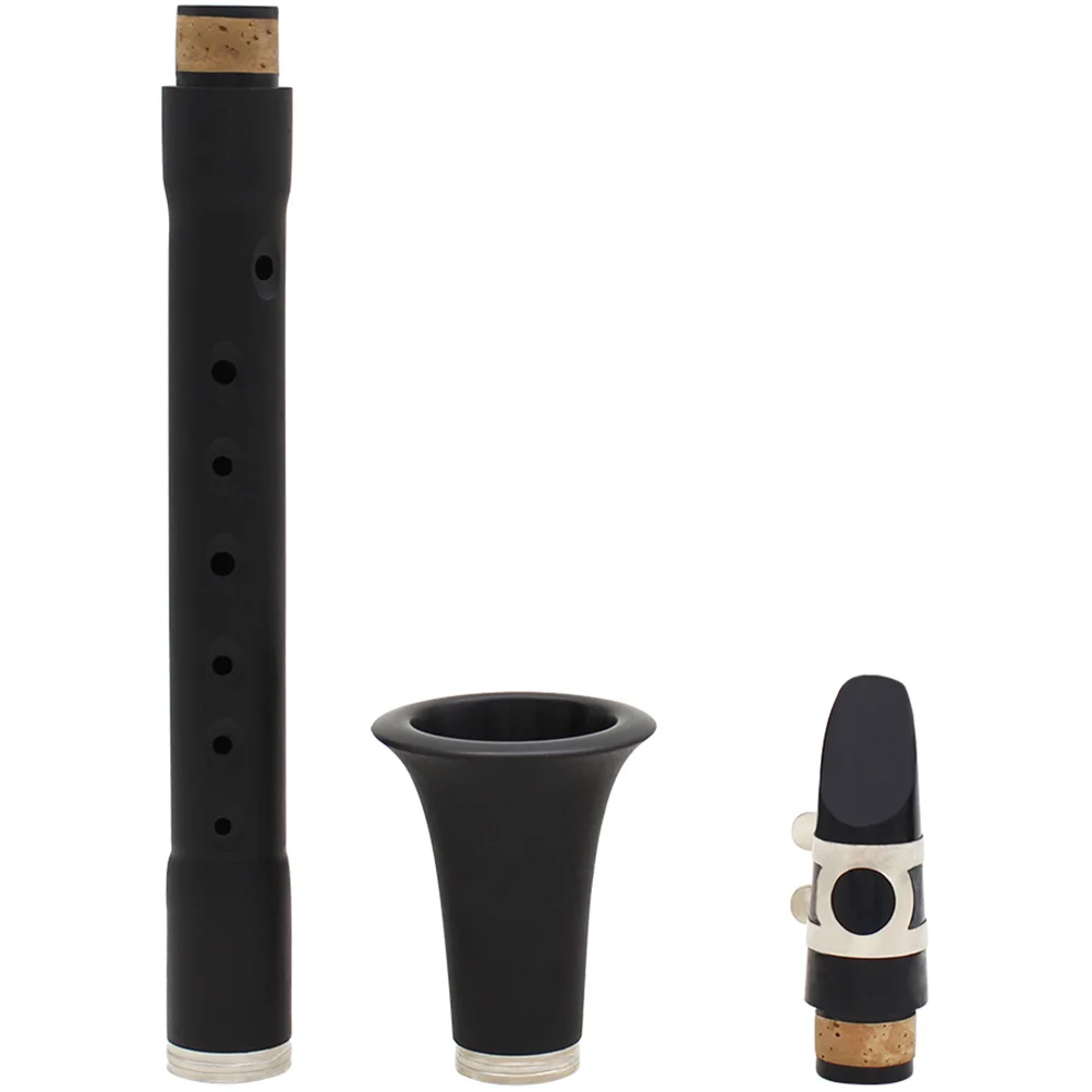 

Mini Beginner Practice Instruments Adult Pocket Keyless Clarinet Lightweight Compact Size Smooth Surface Uniform Sound Rich