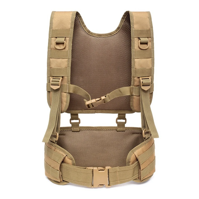 Tactical Vest Molle Chest Rig Airsoft Waist Belt Detachable Duty Belt Army Paintball Equipment Outdoor Hunting Vest