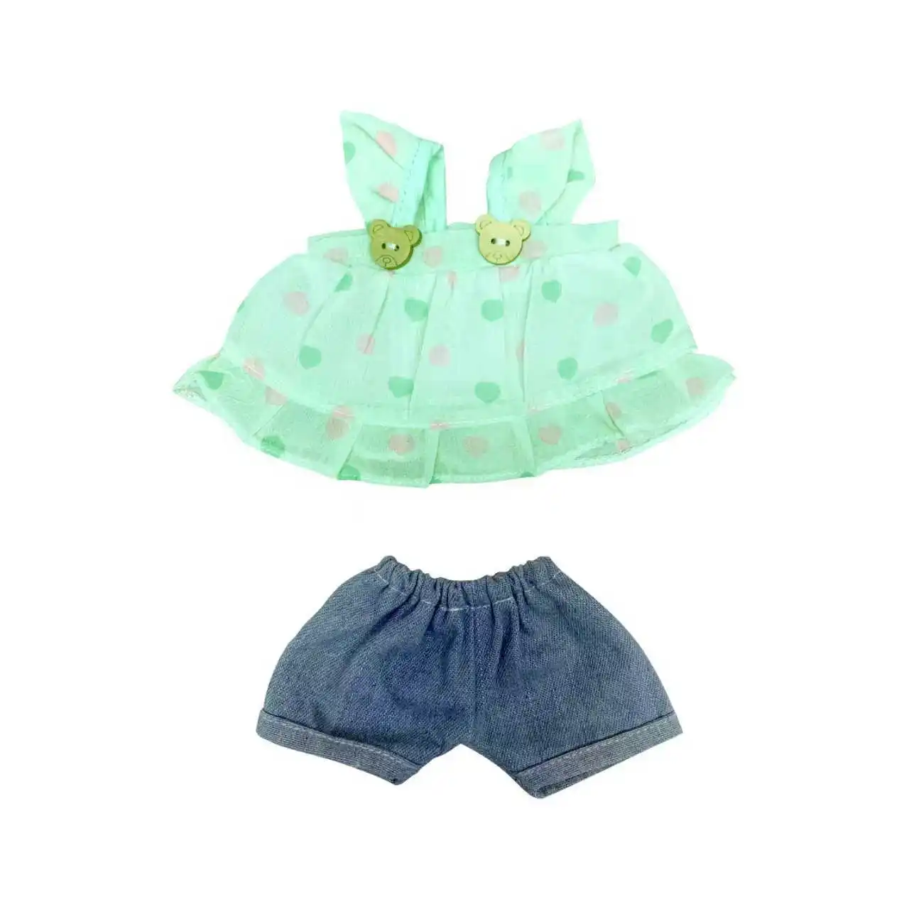 1 Set Including 4 Outfits Reborn Doll Clothes Fits 10Inch Bebe Newborn Dolls Soft Touch High Quality Ideal Gift for Youngsters