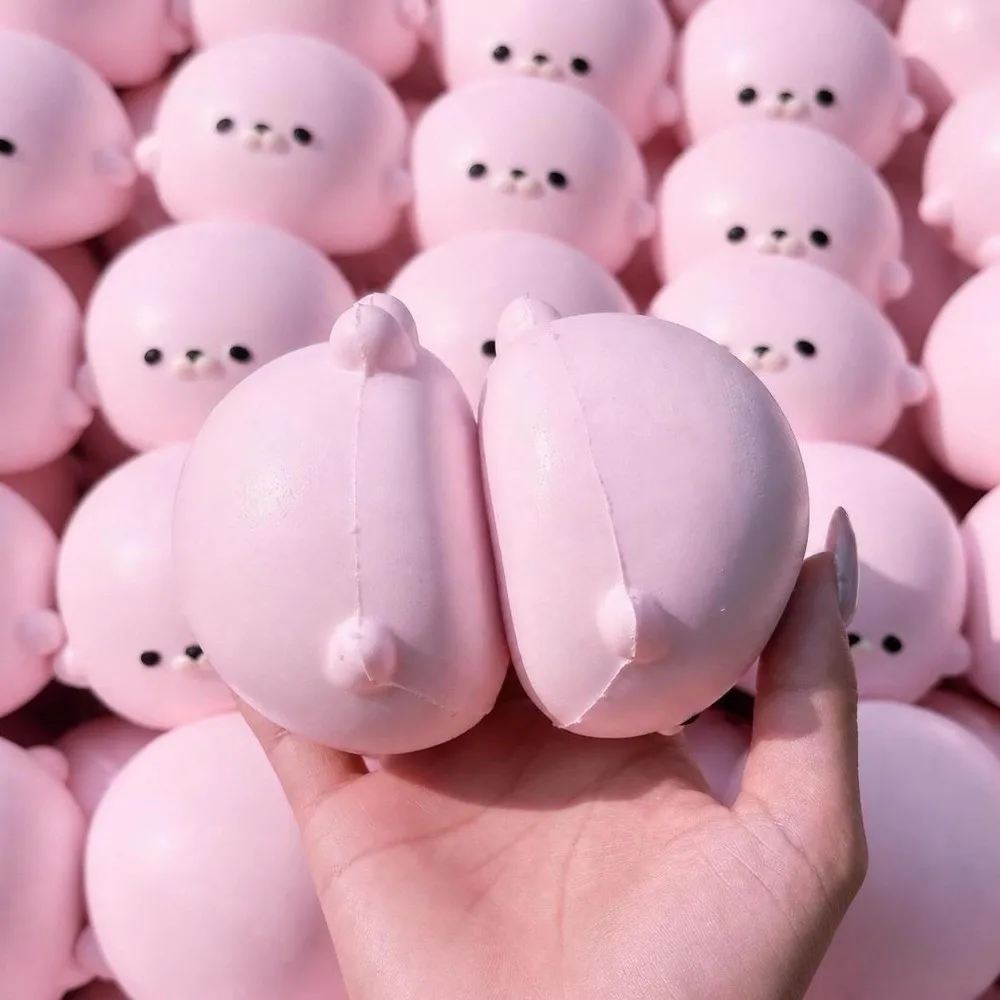 Soft Seal Squeeze Toys Simulation Animal Small Sensory Fidget Toy Slow Rebound Creamy Texture Stress Relief Toy Decompression