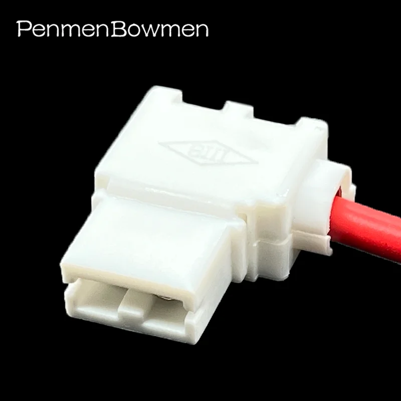 1 Set 1 Pin 250 Flag Spring Nylon Hard Sheath Electrical Cable Connectors 6.3mm Female Wiring Harness Plug 176497-1