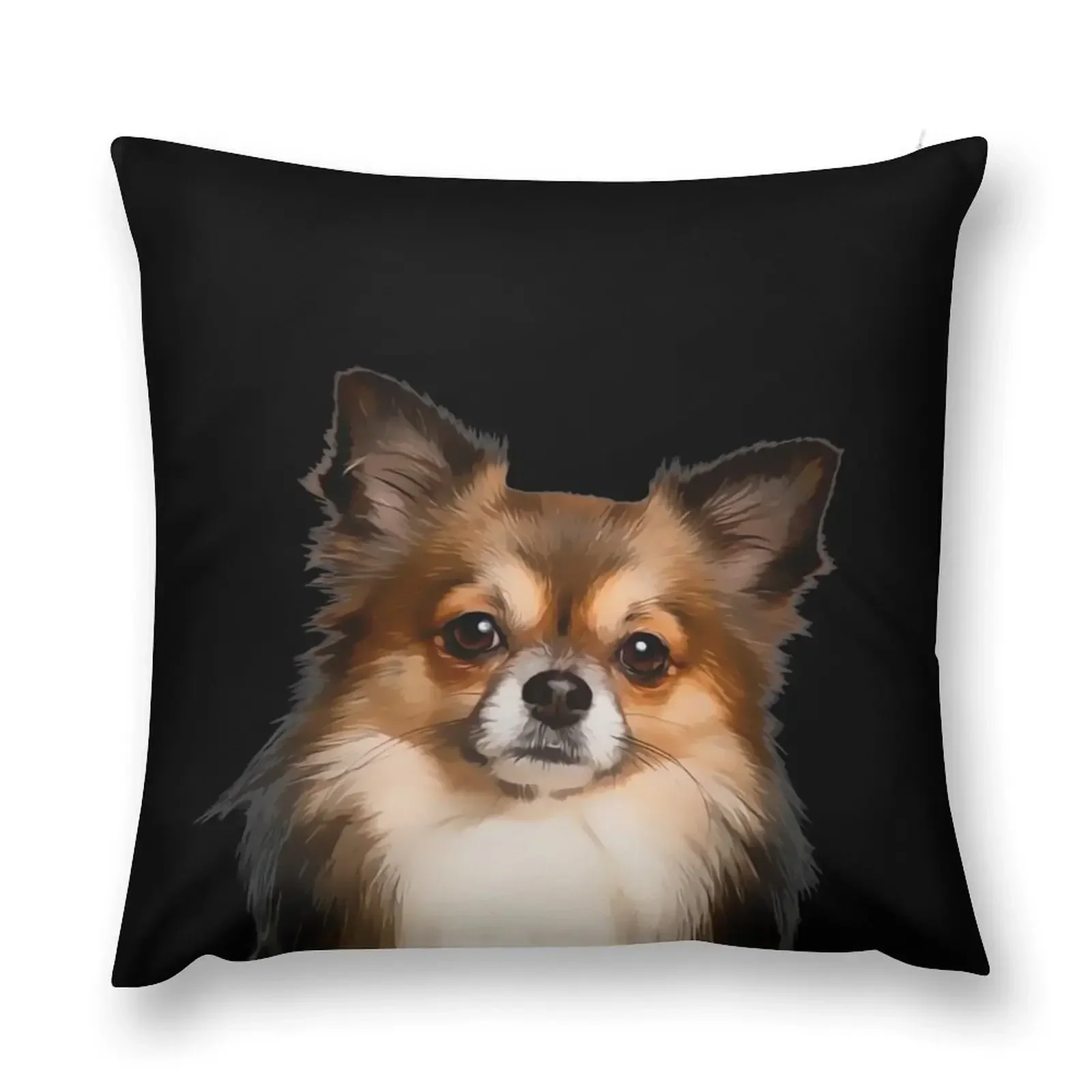 Seriously Cute Chihuahua Painting Effect Throw Pillow Sofa Pillow Cover luxury throw pillow covers Decorative Cushions