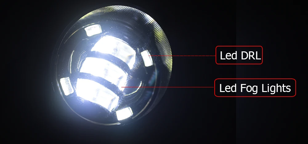 Led Fog Lamp Car Driving Light Angel Eye Aperture DRL PTF 15Wx2 12V for Lexus IS XE30 Is250 Is300h Is350 Is200t 2014 2015 2016 detail image 20