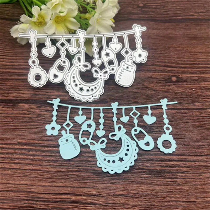 Baby Products Border frame Metal Cutting Dies Stencils For DIY Scrapbooking Decorative Embossing Handcraft Template