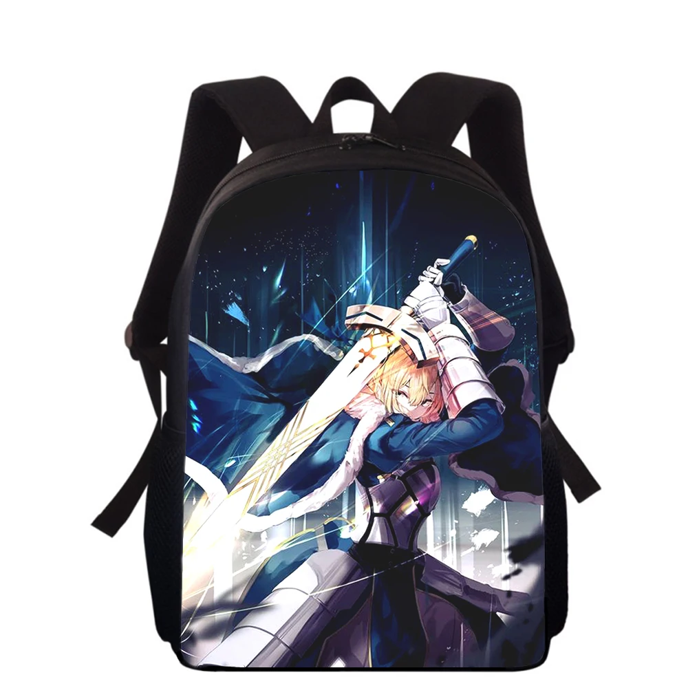 Sac à dos imprimé 3D Fate Grand Order Game pour enfants, sacs d'école primaire pour garçons, sac à dos pour filles, sacs de livre scolaire pour étudiants, 16 po