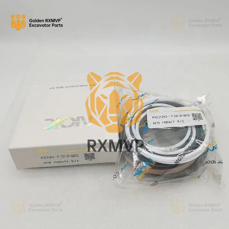 For XMVP Komatsu Excavator Parts Pc220-7 Arm Cylinder Seal Kit 707-99-58070 Pc200-7 Pc230-7 Pc240-7 S