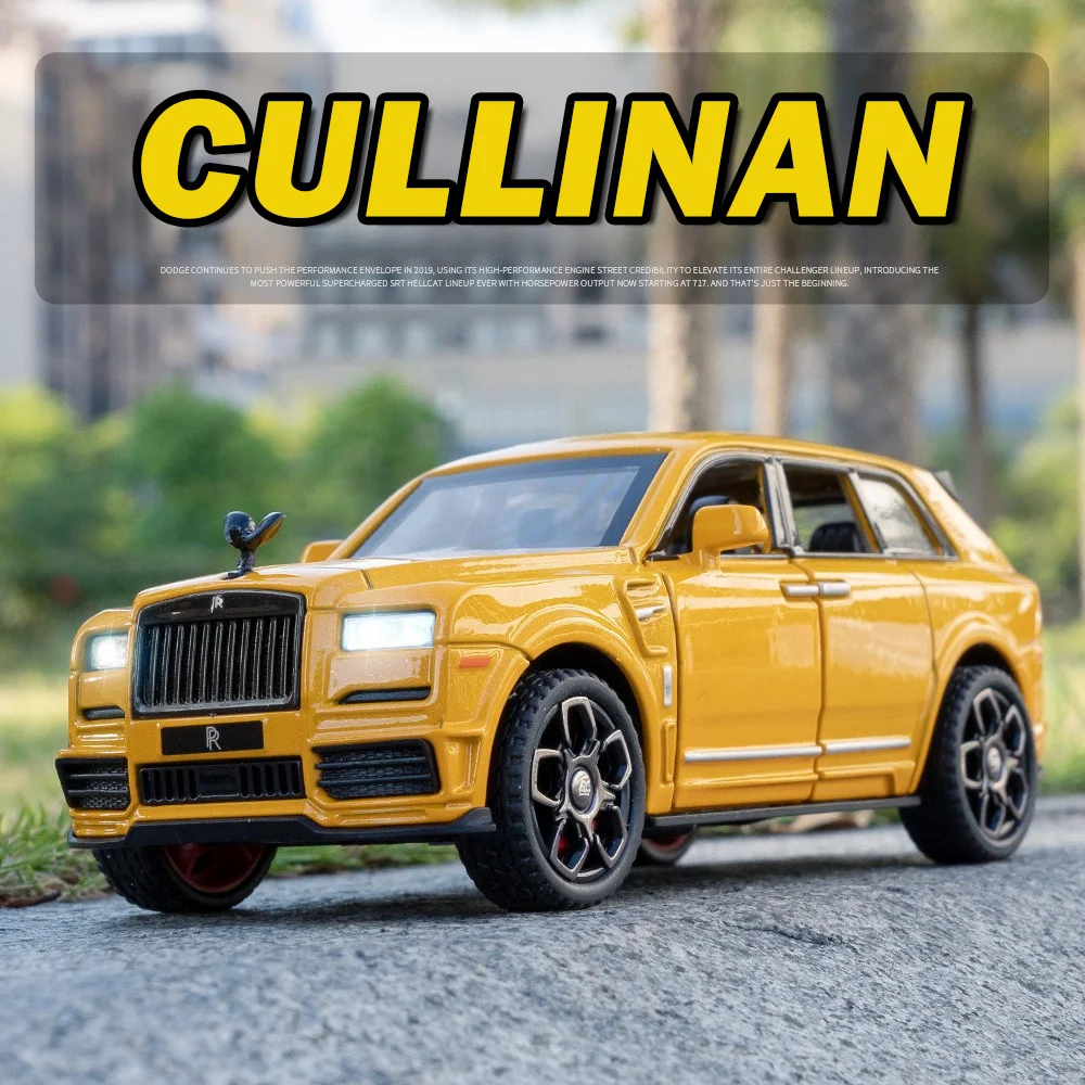 1:36 롤스로이스 컬리넌 아폴로 EVO 미니어처 모델 장난감 합금 다이캐스트 자동차 문 열림 소리와 빛 풀백 차량 어린이 선물