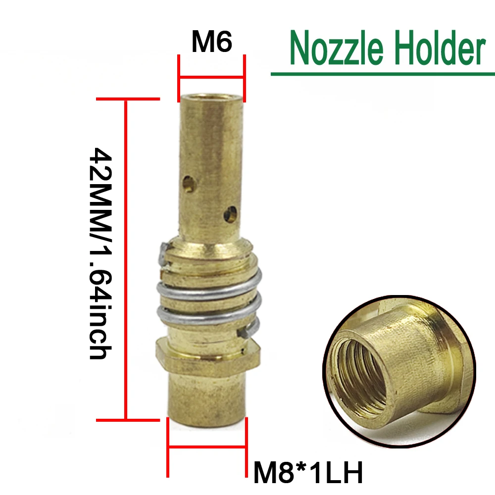 13 sztuk 15AK palnik do spawania materiały eksploatacyjne 0.6/0.8/0.9/1.0/1.2mm MIG latarka gazowa dysza ceramiczna uchwyt końcówki 15AK MIG spawarka MAG palnik do spawania