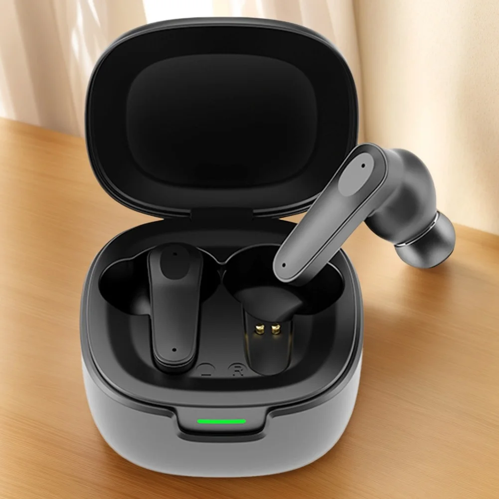 سماعات ترجمة في الوقت الحقيقي BT سماعات أذن مترجم إلغاء الضوضاء AI مترجم سماعات أذن اتجاهين صوت مترجم الأذن هوك