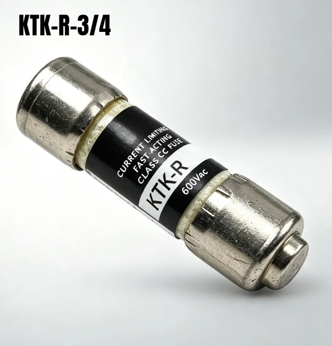 10PCS KTK-R-3/4 Fuse, 0.75A 600VAC Class CC Fast Acting Fuse, KTKR3/4 KTKR0.75