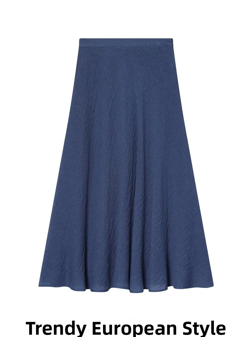 

Новинка весенней коллекции: женская модная юбка миди с воротником-хомутом, приталенная, из полиэстера, повседневная, на молнии, А-силуэт, от Tagkita