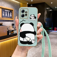 N ote 12 Fat Panda Luxury Plating Phone Case For Xiaomi Redmi Note 12 12Pro 13 13Pro 11SE 12S 13R 12Turbo 10S 12R 11T 11S Cover