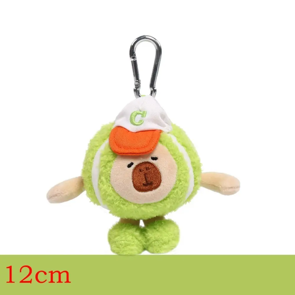 1pc Multicolor Plush Capybara Keychain Stuffed Animals Cartoon Capybara Simulation Capybara Pendant Accessories Kids Toy