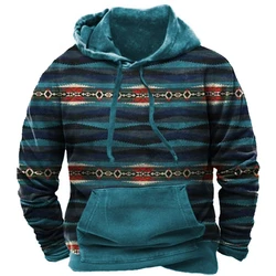 Autumn Vintage Men's Sweatshirt Long Sleeve Hoodie For Men Oversized Mans Clothing Casual Indian Harajuku Top Male Hooded