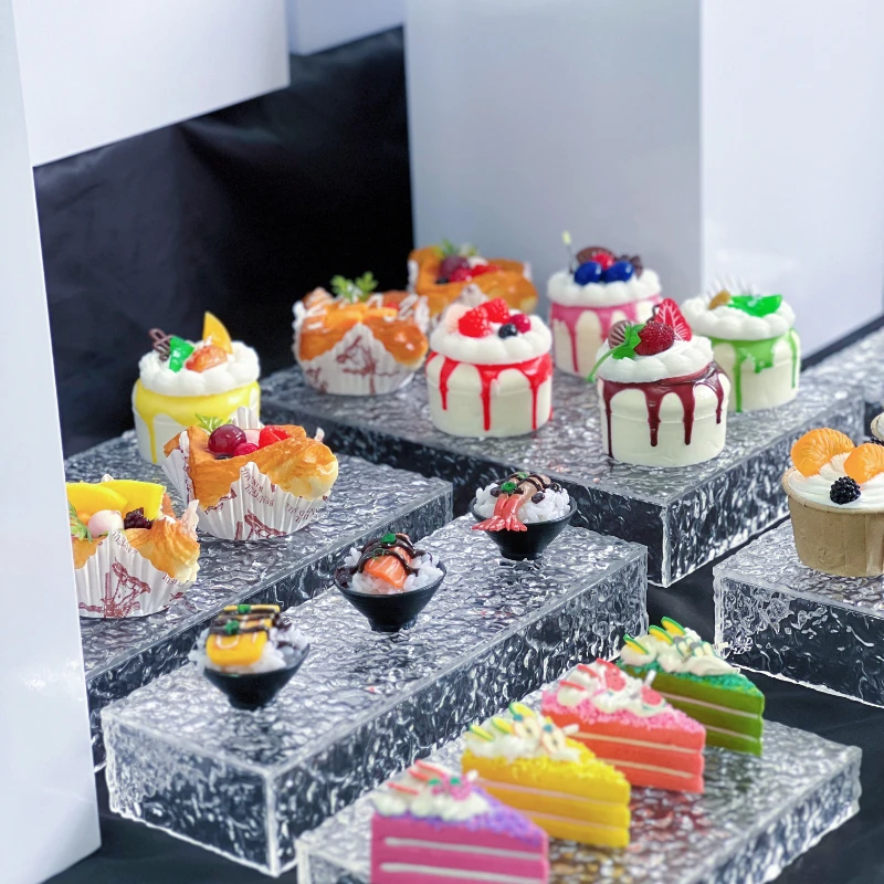 9-11pcs Fashion Cake Candy Bar Column Stand Buffet Riser Wedding Table Centerpieces Home Hotel Cupcake Food Drinks Fruits Holder