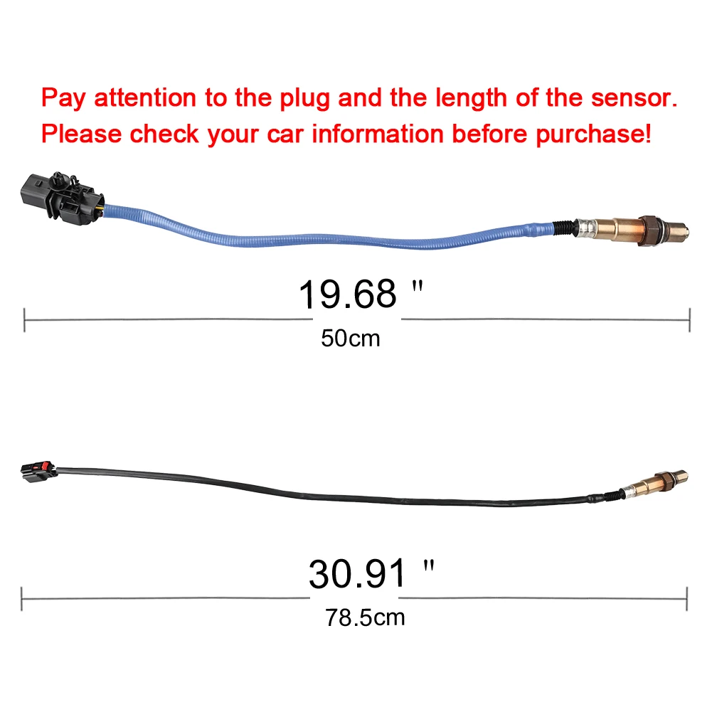 2PCS Upstream Downstream Oxygen O2 Sensor Assembly OE#234-5068 234-4575 Replacement For Ford Car Exhaust Lambda Sensor Parts