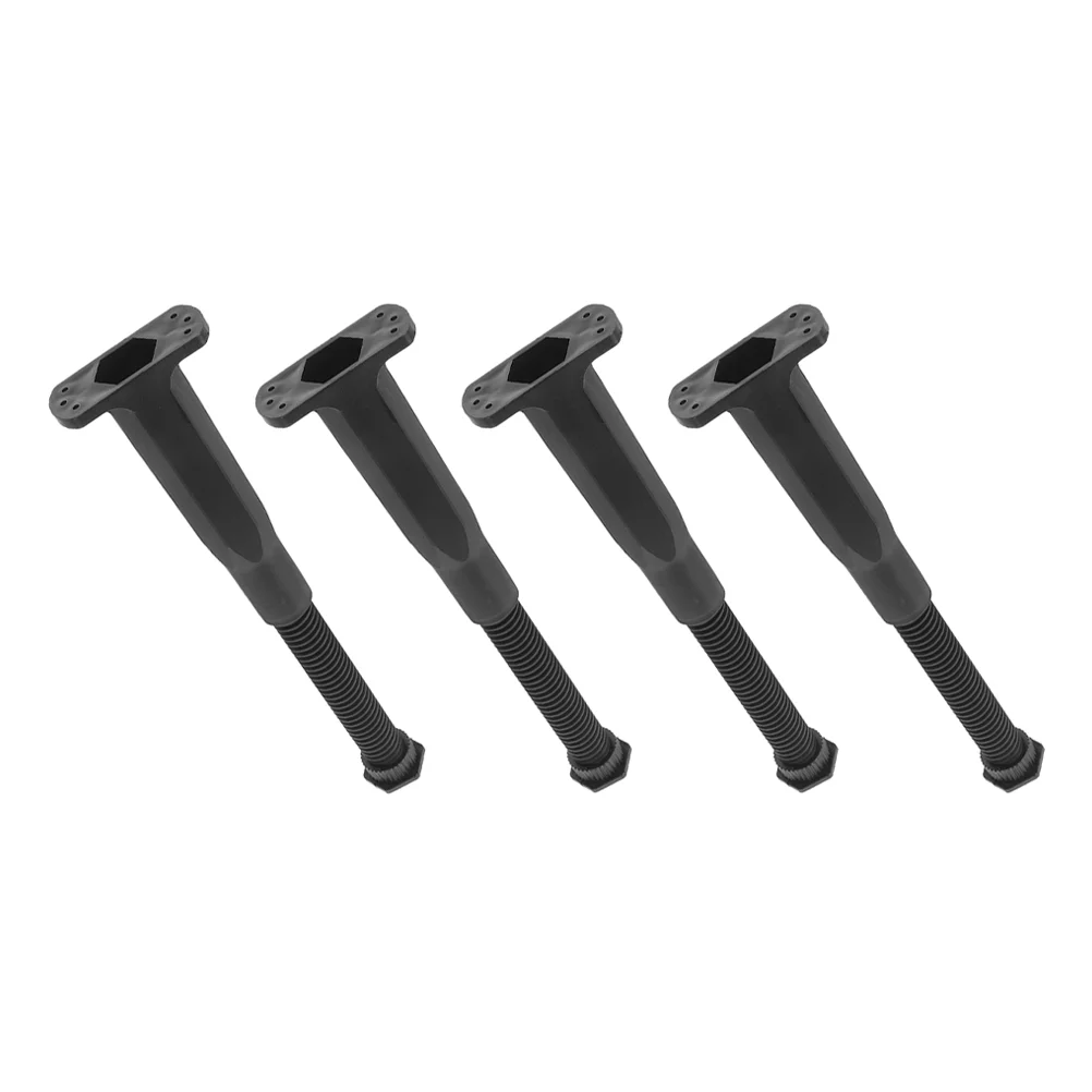 

4 Pcs Bed Frame Support Legs Center Slats Furniture Replacement Extenders Adjustable Feet