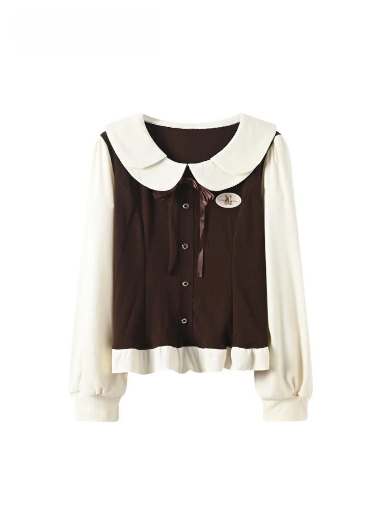 

Новый женский утепленный вязаный свитер больших размеров с длинным рукавом, облегающий топ из полиэстера для весеннего сезона