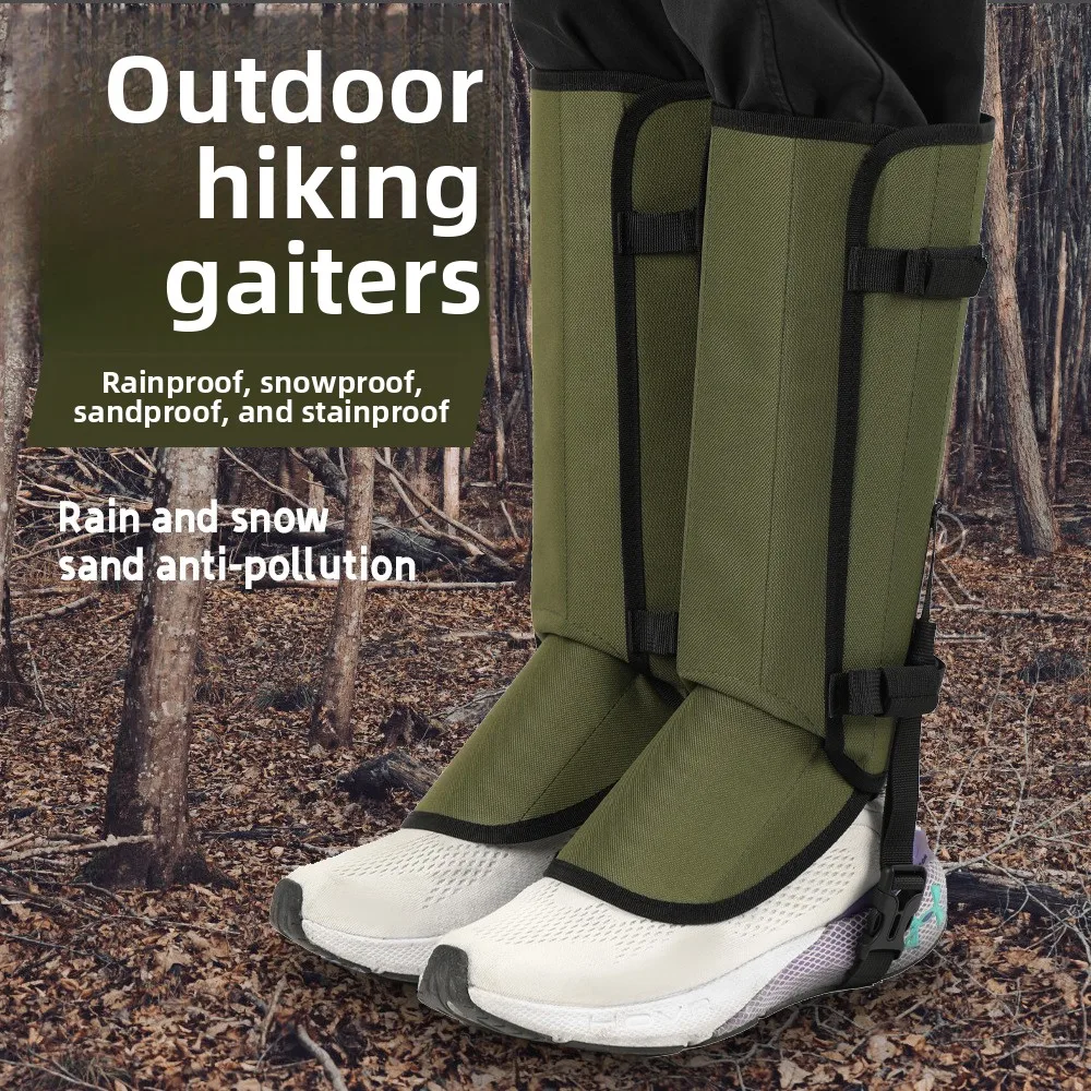 

Snake Bite Proof Leg Gaiters, Anti-Scratch Knee & Leg Sleeves, Snowproof Shoe Covers for Outdoor Hiking Camping Protection