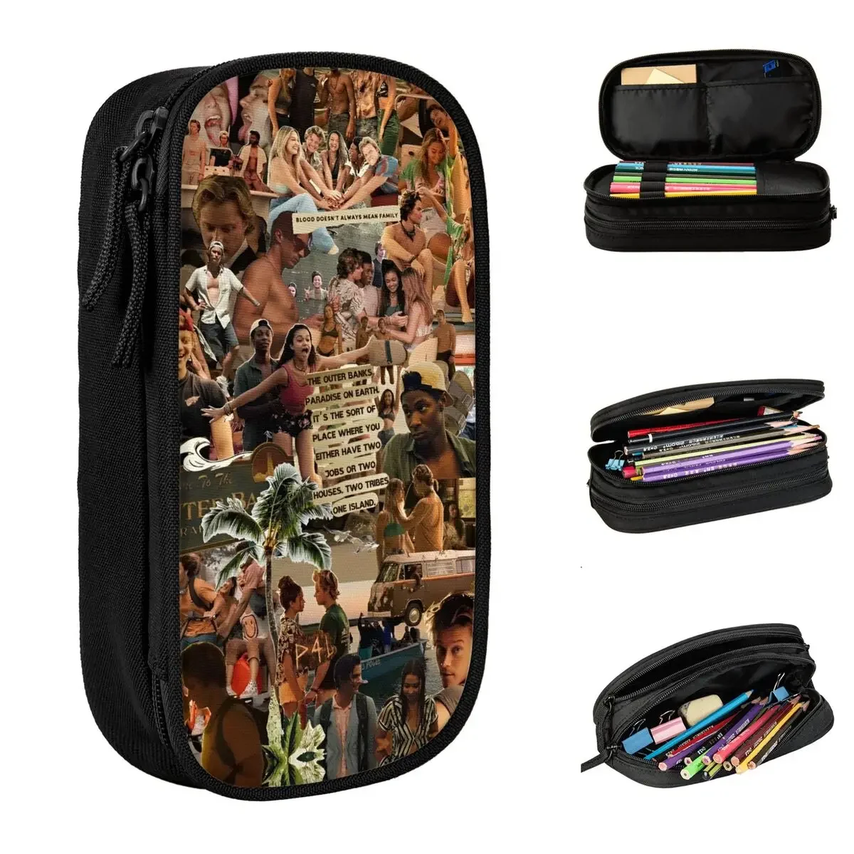 

Outerbanks JJ Maybank Pencil Cases Lovely Pen Box Pencil Bags Girls Boys Large Storage Office Gifts Pencil Box