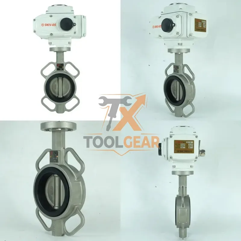 2026China*Factory* DKV Electric Butterfly Valve PN 16 Stainless Steel 304 Intelligence Electric Actuator Butterfly Valve