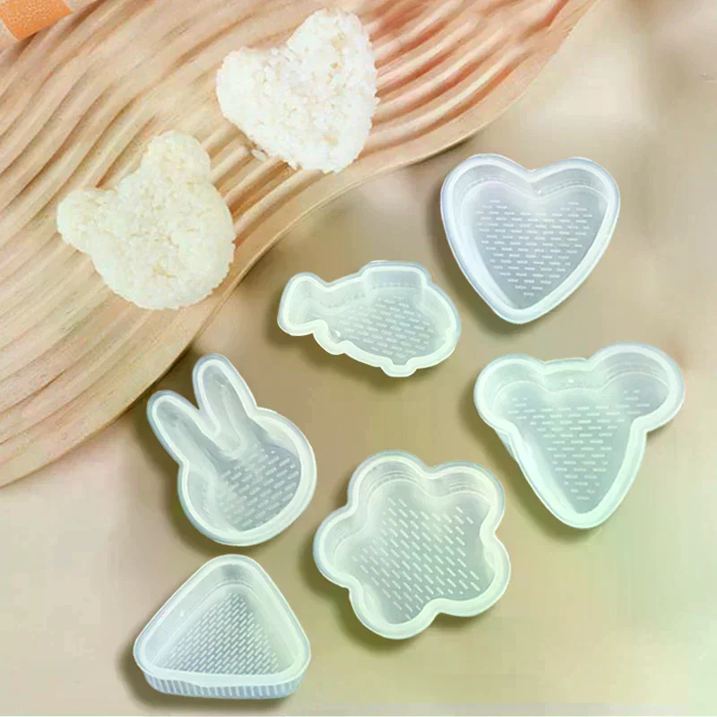 Cartoon Vorm Rijst Bal Set Sushi Roll Sushi Mold Rijst Bal Rijst Bal Bento Druk Schimmel Japanse DIY Gereedschap Keuken Accessoires