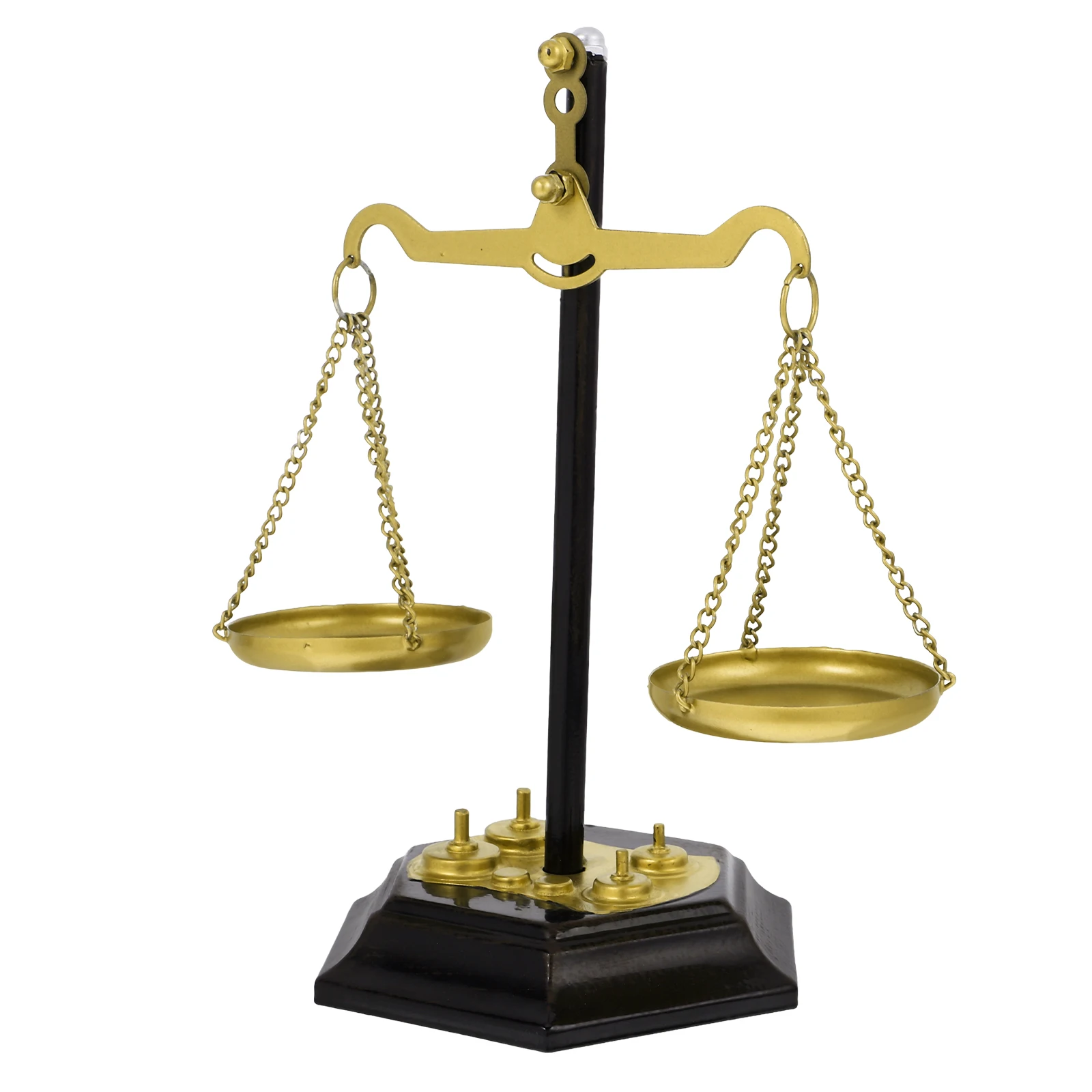

Desktop Metal Balance Scale Ornament Libra Themed Decorative Piece for Home Study Room Table Decoration Elegant Finish