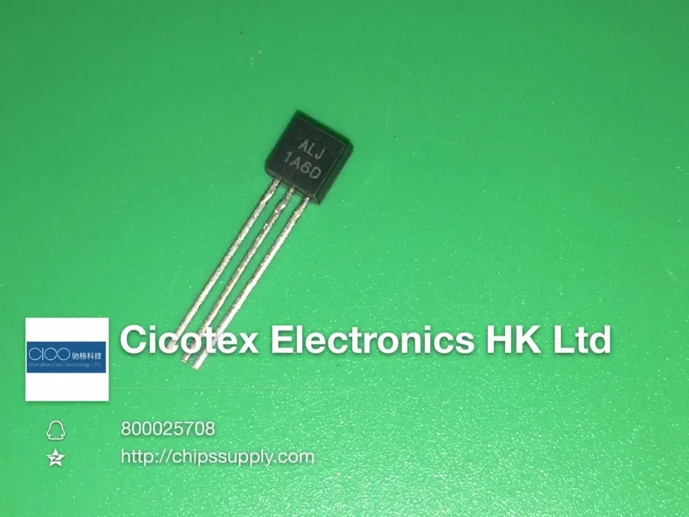 30 قطعة/الوحدة ALJ1A60 TO92 1A60 1A 600V ALJ-1A60 السيليكون ثنائي الاتجاه الصمام الثلاثي الثايرستور #1