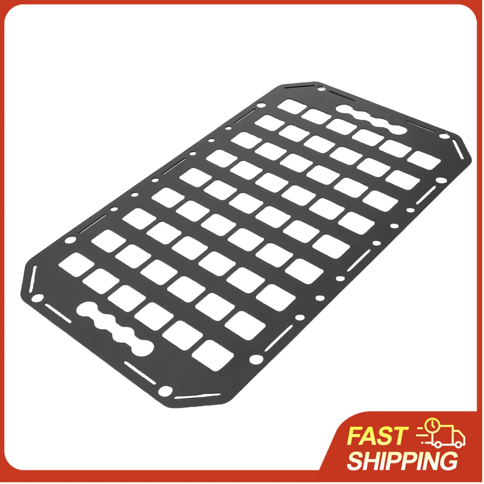 

Алюминиевая панель для кузова грузовика с L-образными рейлингами, органайзер для хранения грузов, стойка для инструментов для седанов, внедорожников, пикапов, грузовиков, автодомов, прицепов