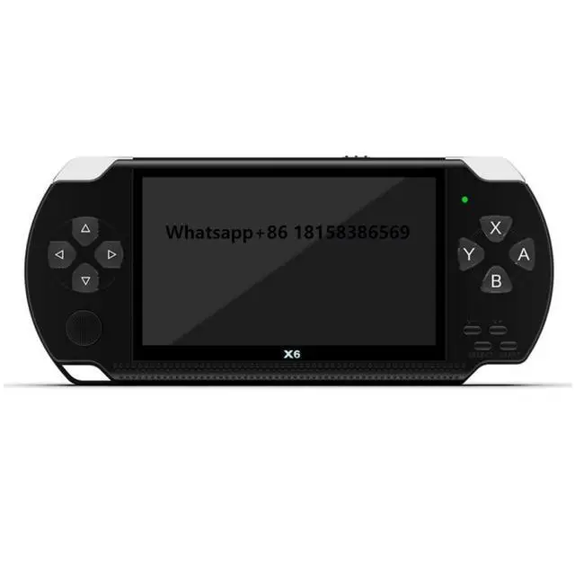 

X6 Real 8GB HD 4.3 Inch Built-in Classic Game Handheld Game Console MP3 MP4 MP5 Mini Portable Handheld Game Console X6