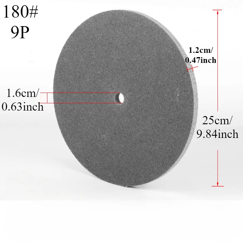 1PC Diameter 150/200/250mm Nylon Fiber Wheel, Metal Grinding and Polishing Wheel, Groove and Gap Polishing Tool Accessories.