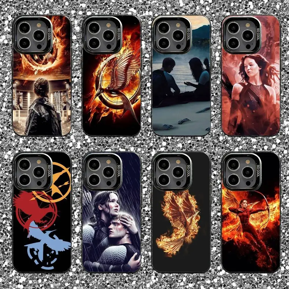 

The H-Hunger G-Games Phone Case For iPhone 16,15,14,13,12,11,Pro,XS,Max,Plus,Mini,SE Black Candy Matte Shockproof Cover