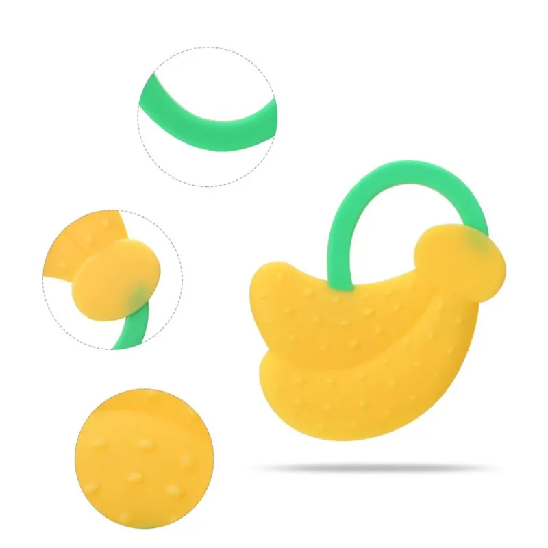 3PCS Baby Teething Toys for Newborn Infants Safe Infant and Toddler Silicone Teethers Soothe Babies Gums, Perfect Baby Gift